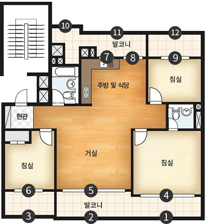 34평면도